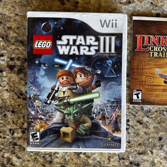 Nintendo Wii Game Bundle, Lego Star Wars, Link's Crossbow Training, Pes 2009 - Picture 2 of 9